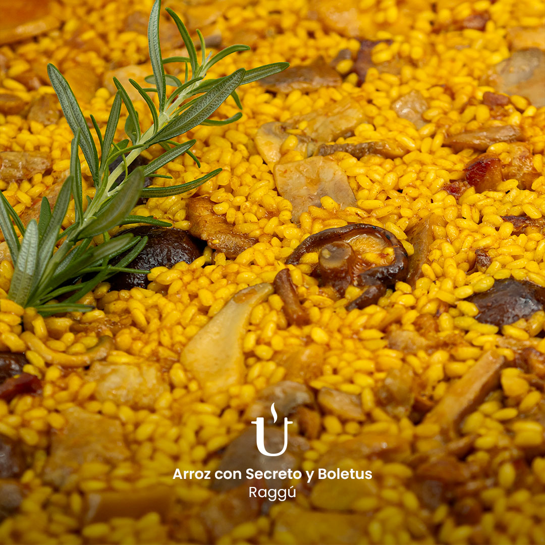 Arroz con Secreto y Boletus