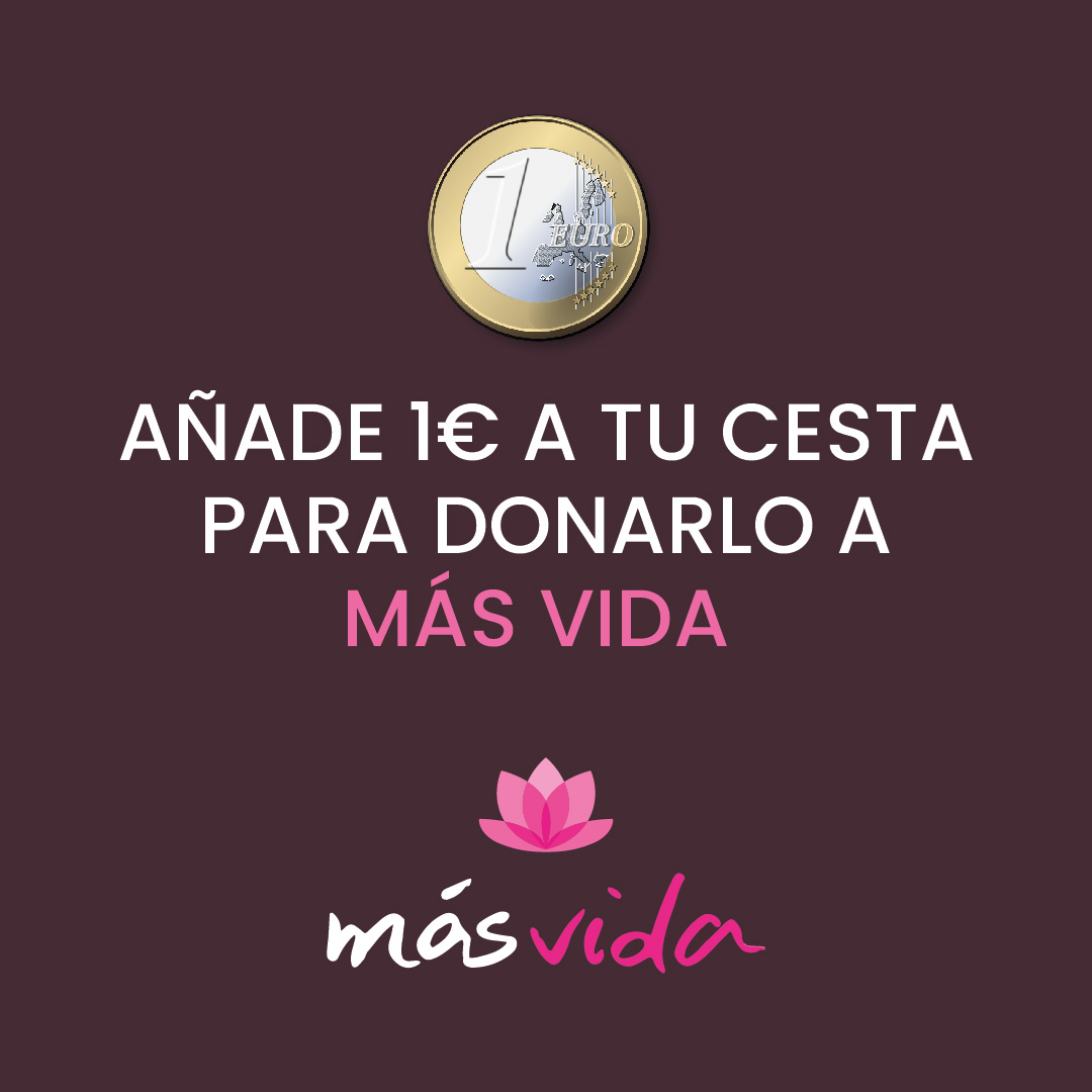 Añadir 1€ para Más Vida