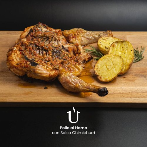 Pollo al Horno con Salsa Chimichurri - Raggú