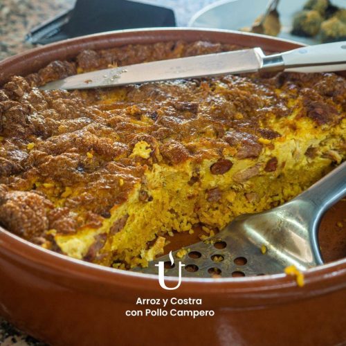 Raggú - Arroz y Costra con Pollo Campero - Raggú