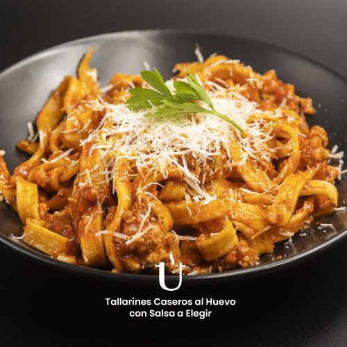 Tallarines Caseros al Huevo con Salsa a Elegir Raggú