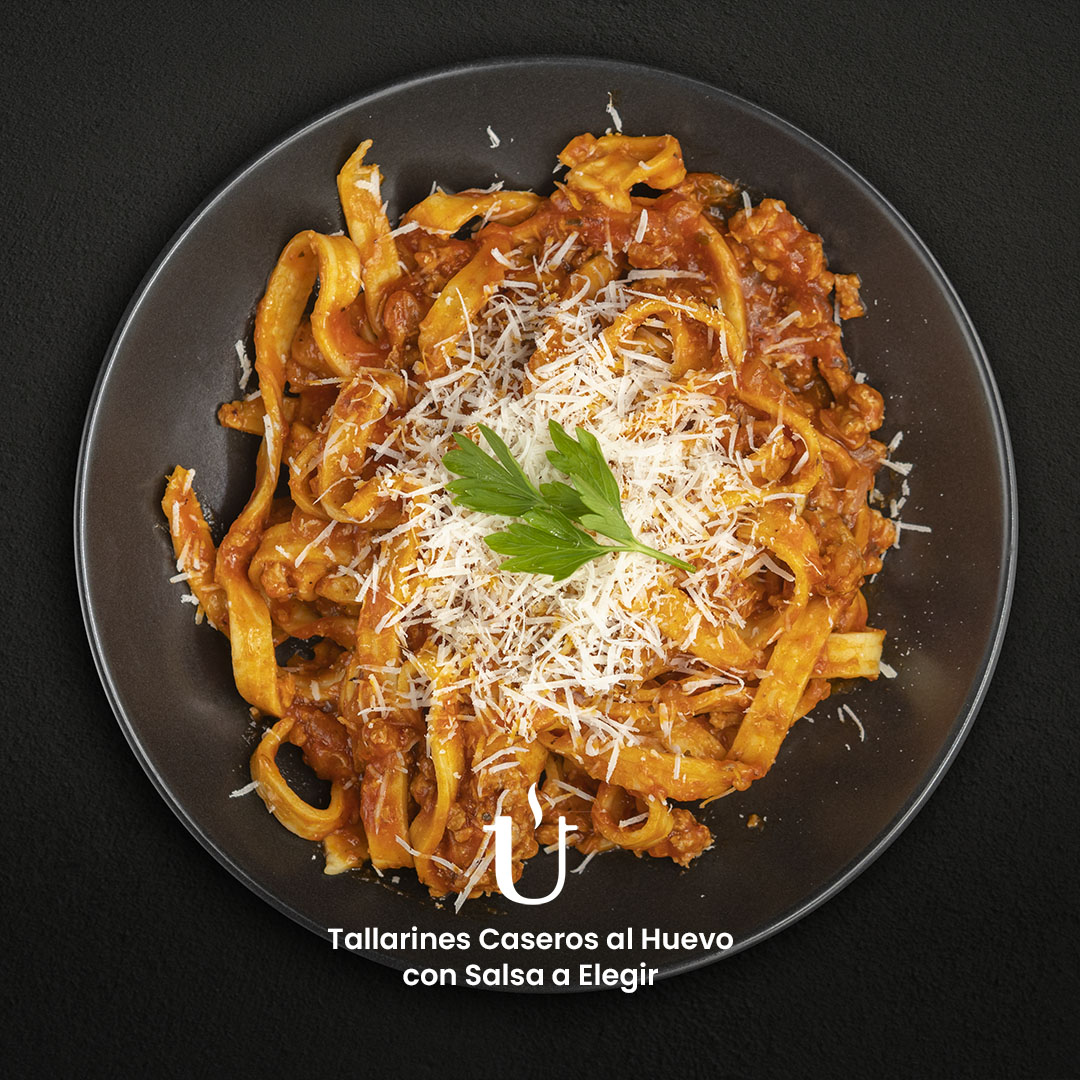 Tallarines Caseros al Huevo con Salsa a Elegir Raggú