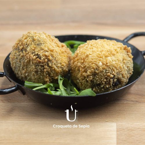 Croqueta de Sepia en su Tinta - Raggú