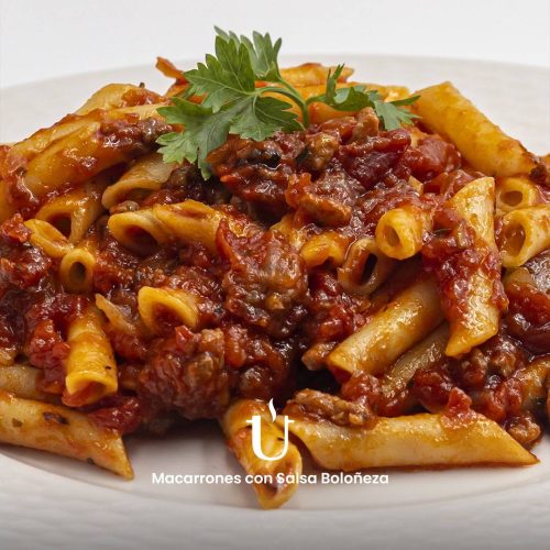 Macarrones con Salsa Boloñeza - Raggú
